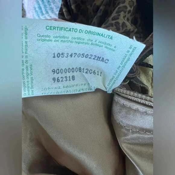 Vintage 80s- BOTTEGA VENETA Leopard Shoulder Bag Made In Italy - Picture 12 of 16